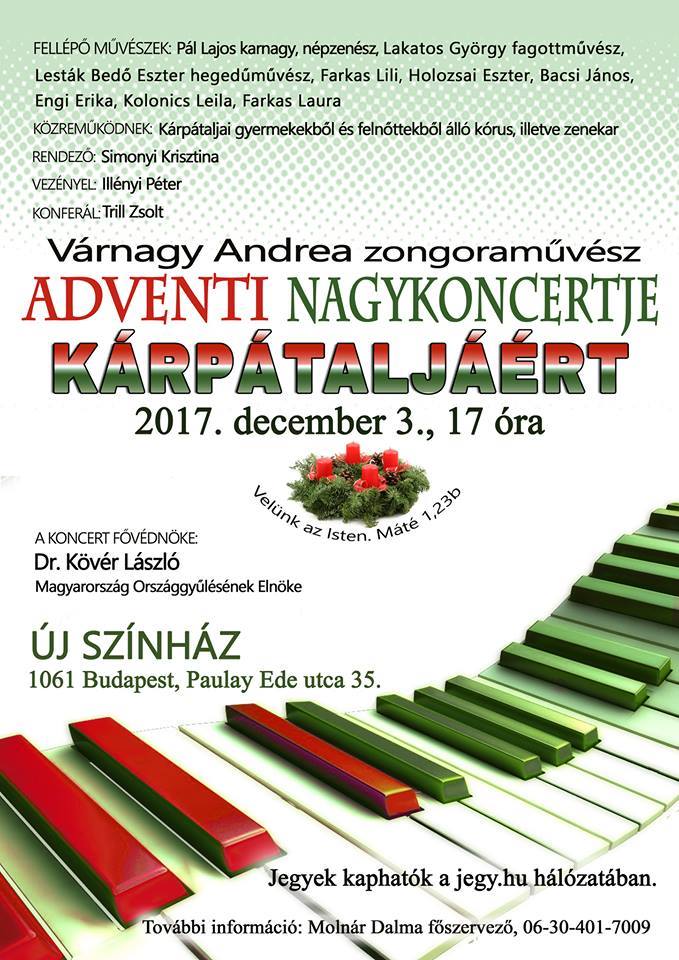 adventi nagykoncert plakát